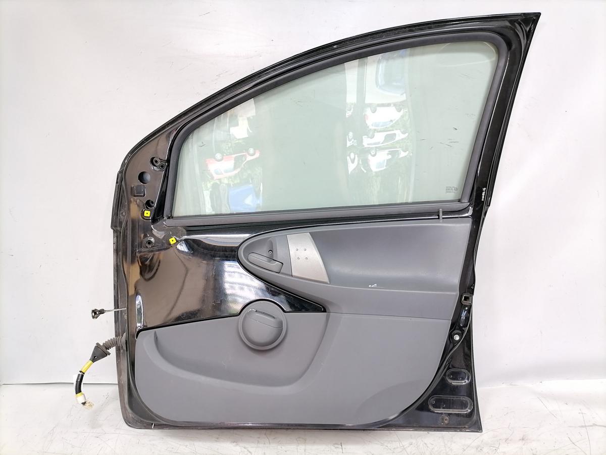 Toyota Aygo 1 original T&uuml;r vorn rechts 211 Schwarz 5-T&uuml;rer Rohbau Bj.2006